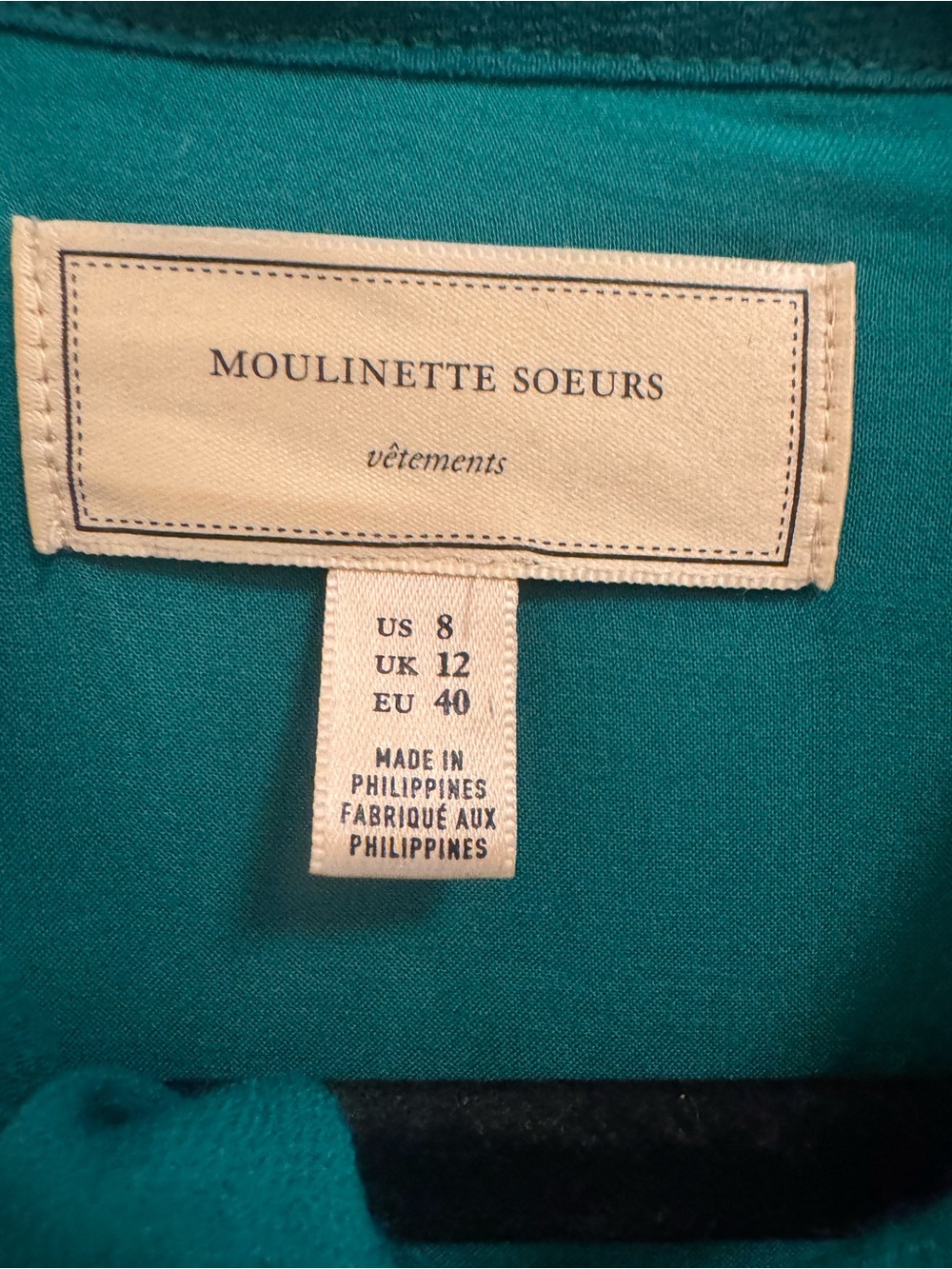 Anthropologie Gina Keyhole Dress by Moulinette Soeurs Sz 8 - Picture 5 of 7